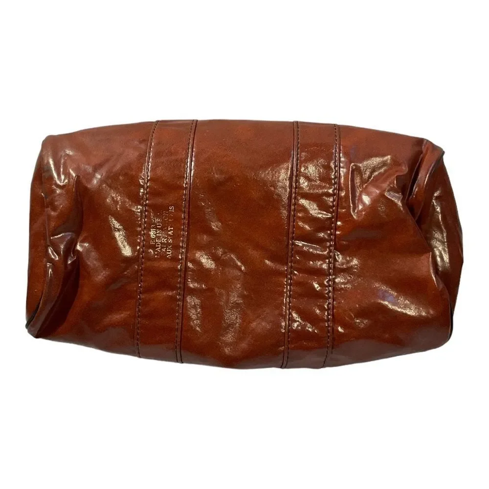 Vintage 80s Wilson Distressed Spell Out Handled Duffel Bag Gym Bag Carry On USA